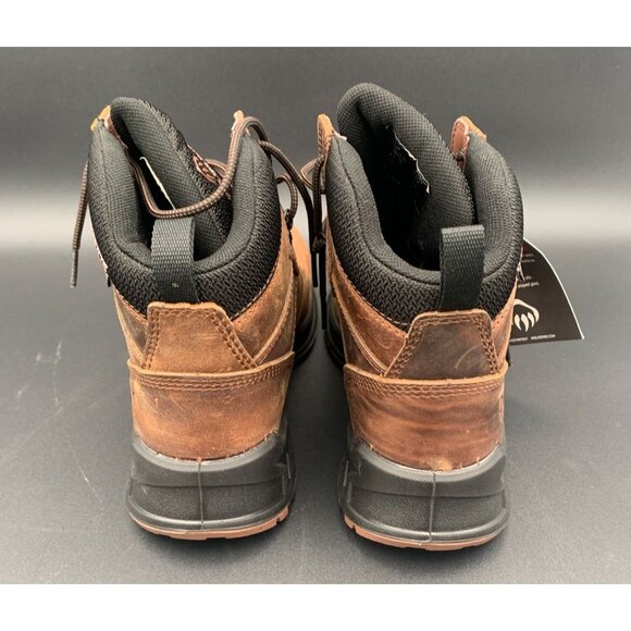 Wolverine Shiftplus Mid LX Safety Boots Brown Leather Men's Size 9EW Steel Toe - Picture 7 of 13